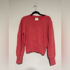 Lili Sidonio Cozy Pink Sweater Size Large Boutique